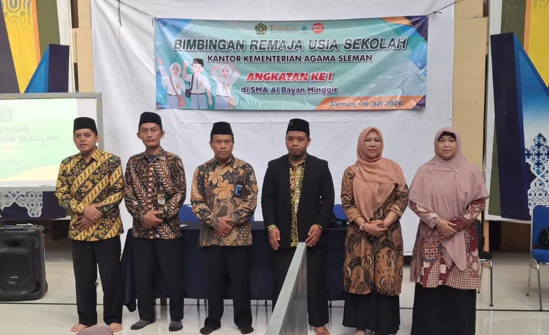Bina Remaja Usia Sekolah, Kemenag Sleman Perkuat Sinergi Cetak Generasi Emas Berkarakter