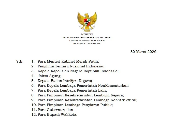 SE MENPAN RB NOMOR 3 TAHUN 2026